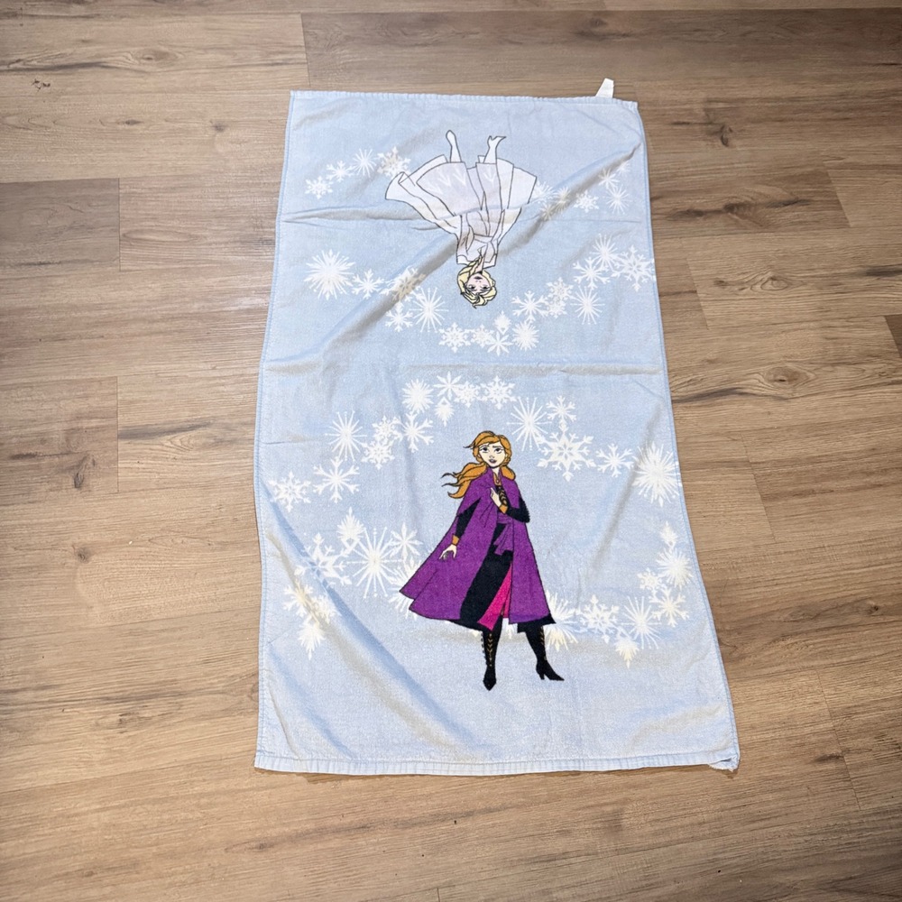 Frozen beach towel